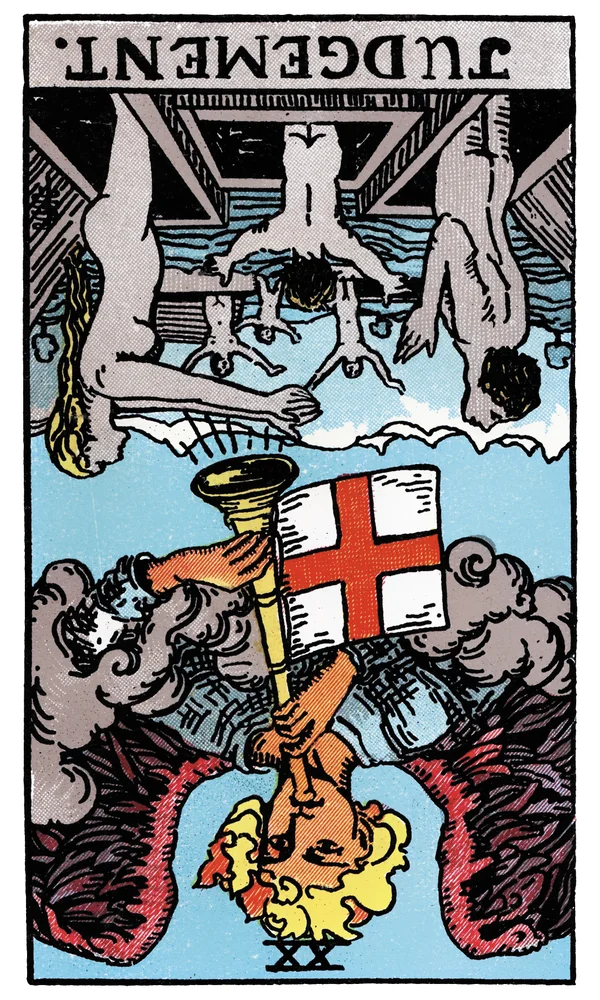 Carte de tarot Le Jugement inversée