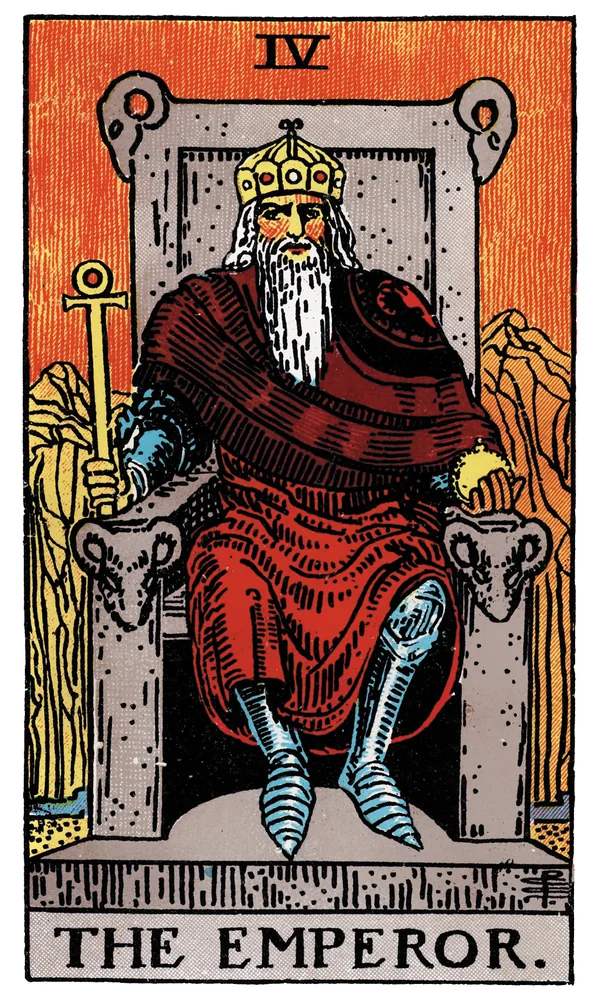 Carte de tarot L'Empereur