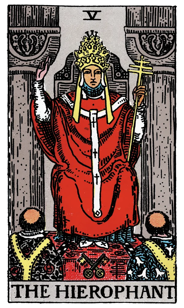 Carte de tarot Le Hiérophante