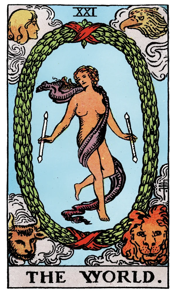 Carte de tarot Le Monde