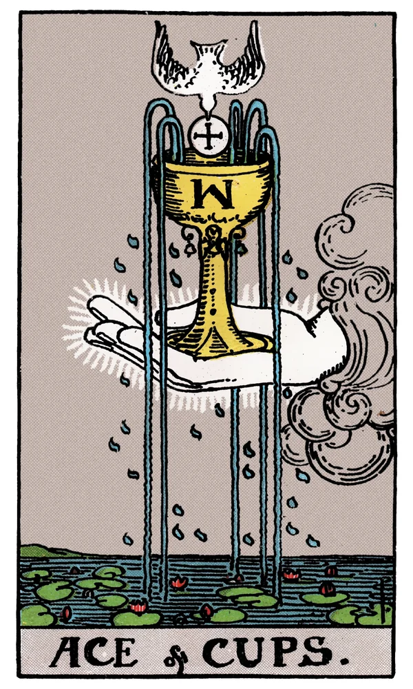 Carte de tarot As de Coupes