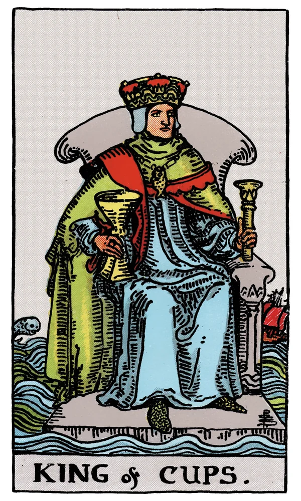 Carte de tarot Roi de Coupes