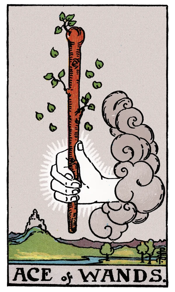 Carte de tarot As de Bâtons