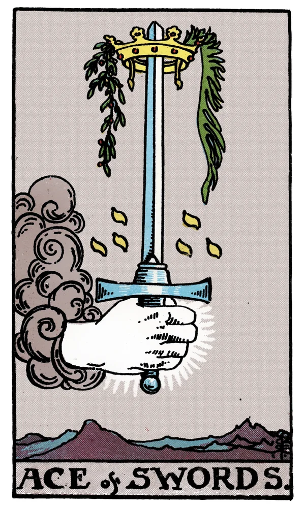 Carte de tarot As d'Épées